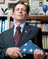 Vietnam veteran Doug Sterner has spent more than a decade compiling the U.S. military valor awards database at the heart of the Military Times newspaper group's online Hall of Valor. (Photo © Eli Meir Kaplan/Wonderful Machine)