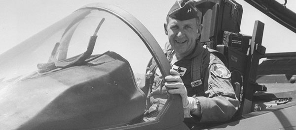 John Borling in the cockpit of his plane. (Courtesy John Borling)