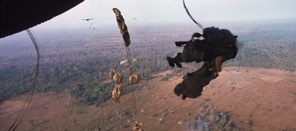 More than 800 paratroopers jump from C-130s on Feb. 22, 1967, launching Operation Junction City with the only battalion-size combat jump of the Vietnam War. (Time&Life Pictures/Getty Images)