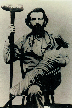 Despite the mythological outlawry laid at his feet by modern-day writers, Allison in his Texas years had a reputation as a trustworthy young veteran. (Courtesy of Bill Hubbs, Pecos, Texas)