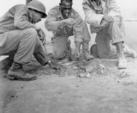 African American troops in Korea.