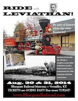 'Leviathan' picture on a poster from a recent appearance in Versailles, Ky. Click to enlarge.
